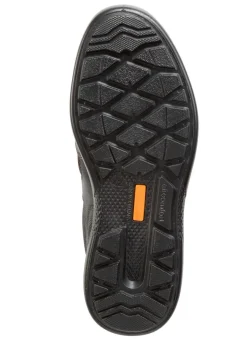 Outlet BADER Schnürschuh aus Nappaleder mit Nubukleder-Besätzen SCHWARZ-BORDEAUX