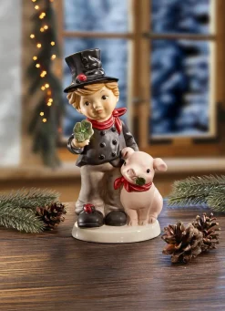 New GOEBEL Schornsteinfeger mit Schwein BUNT