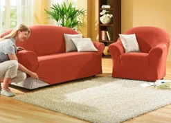 Discount BADER Schützende Stretchbezüge für Sessel und Sofa TERRA