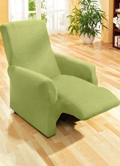 Discount BADER Schützende Stretchbezüge für Sessel und Sofa GRÜN