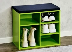 Clearance BADER Schuhbank mit Sitzkissen GRÜN
