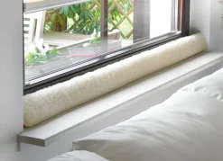 Online BADER Schurwoll-Zugluftstopper für Fenster NATUR