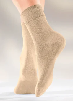 Online BADER Sechserpack Socken in verschiedenen Farbstellungen 2X BEIGE, 2X SAND, 2X KHAKI