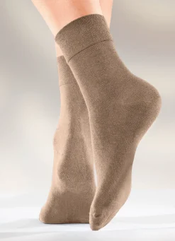 Online BADER Sechserpack Socken in verschiedenen Farbstellungen 2X BEIGE, 2X SAND, 2X KHAKI