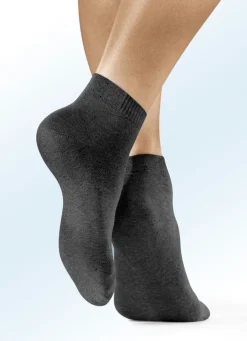 BADER Sechserpack Socken in verschiedenen Farbstellungen 6X SCHWARZ