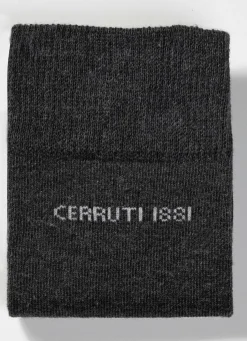 Hot Cerruti 1881 Sechserpack Socken mit gedoppeltem Komfortbund 3X ANTHRAZIT MELIERT, 3X UNI MARINE