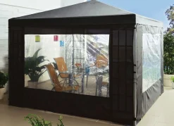 Hot BADER Seitenwand-Set, 2-teilig für Pavillon ANTHRAZIT