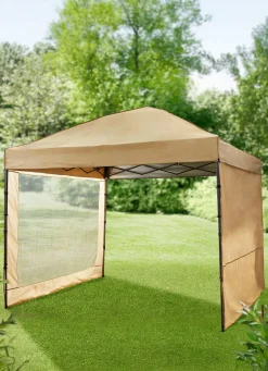 Outlet BADER Seitenwand-Set zu Kompakt-Pavillon (2er Set) beige
