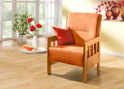Outlet BADER Sessel aus massiver Kiefer TERRA