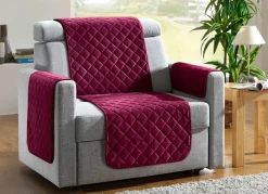 Clearance BADER Sessel,- Couch,- und Armlehnschoner mit Bandeinfassung BORDEAUX