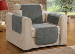 Hot BADER Sessel- und Sofaschoner mit Fleckschutz und Anti-Rutsch-Beschichtung GRAU