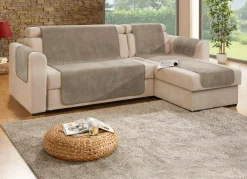 Best BADER Sessel- und Sofaschoner mit Fleckschutz und Anti-Rutsch-Beschichtung NATUR