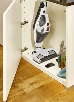 Clearance SEVERIN -Akku-Stielsauger 2-in-1, mit abnehmbarem Handsauger SCHWARZ-WEISS