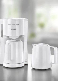 Sale SEVERIN Kaffeemaschine mit 2 Thermokannen WEISS
