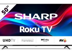 Discount BADER Sharp GJ4225E 4K-Ultra-HD-LED-Roku-Fernseher SCHWARZ