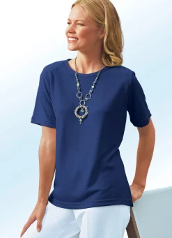 Online BADER Shirt in 13 Farben mit kurzen Ärmeln BLAU