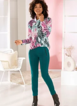 Sale BADER Shirt in weichem Feinjersey FUCHSIA-MINT-MULTICOLOR