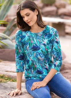 Best BADER Shirt mit Alloverdessin MULTICOLOR