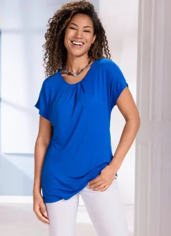 New BADER Shirt mit Faltenlegung ROYALBLAU