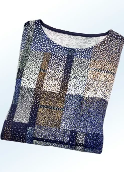 Online BADER Shirt mit farbbrillantem Inkjet-Druck in 2 Farben ROYALBLAU-BUNT