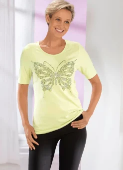 New BADER Shirt mit Flatlocknaht in 2 Farben PISTAZIE