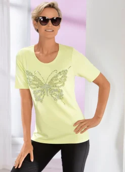 New BADER Shirt mit Flatlocknaht in 2 Farben PISTAZIE