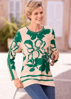 Hot BADER Shirt mit Flatlocknähten in 2 Farben GRÜN-BEIGE