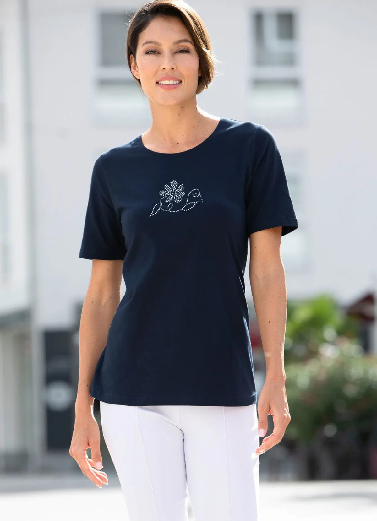 Outlet BADER Shirt mit hohem Tragekomfort in 4 Farben MARINE