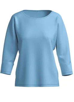 Best KLAUS MODELLE MADE IN GERMANY Shirt mit rundem Halsausschnitt HELLBLAU