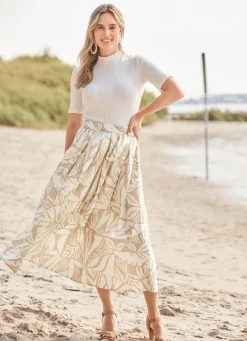 BADER Shirt mit Stehkragen ECRU