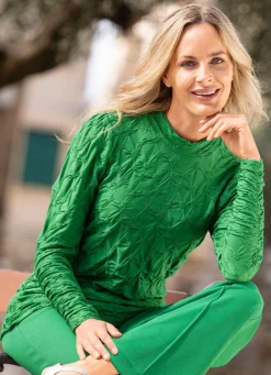 Discount BADER Shirt mit Stehkragen in 5 Farben GRÜN