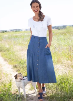 Outlet BADER Shirt mit Strassstein-Applikation WEISS