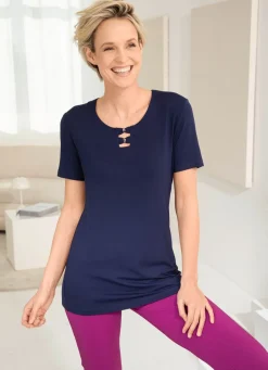 Online BADER Shirt mit Strasszier in 2 Farben MARINE