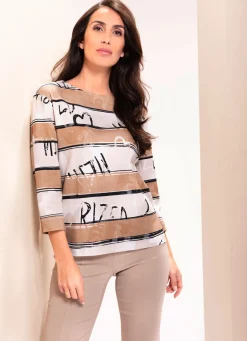 BADER Shirt von RABE BRAUN-SAND-ECRU-SCHWARZ