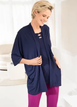 Discount BADER Shirtjacke mit aufgesetzten Taschen in 2 Farben MARINE