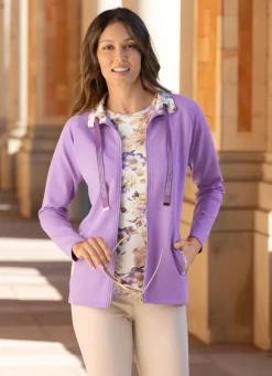 BADER Shirtjacke mit Kontrastverarbeitung am Kragen in 2 Farben CAMEL