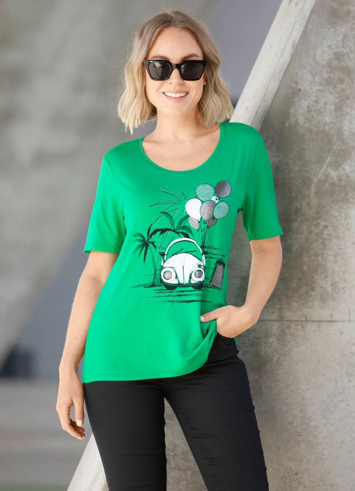 Online BADER Shirt mit Flatlock-Naht in 2 Farben