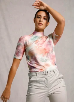 Clearance BADER Shirt mit modischem Stehkragen MULTICOLOR