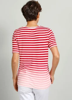 Sale BADER Shirt mit platziertem Druckmotiv ROT-SCHWARZ-WEISS