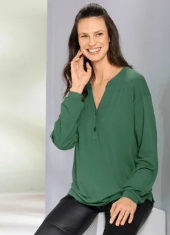 BADER Shirt-Tunika mit Elastan GRÜN