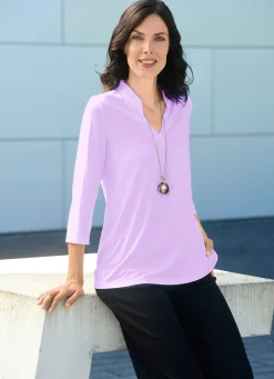 Discount KLAUS MODELLE MADE IN GERMANY hirt-Tunika it tehkragen FLIEDER