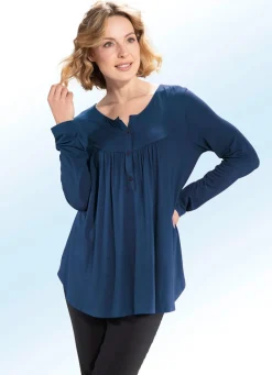 Online BADER Shirt-Tunika mit rundem Halsausschnitt MARINE