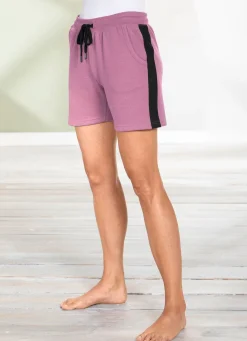 PLANTIER Shorts mit bequemem Dehnbund ROSENHOLZ