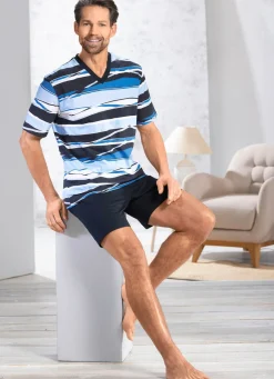 Online BADER Shorty mit V-Ausschnitt BLAU-NAVY-BUNT