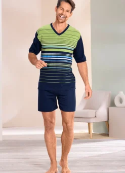 Discount BADER Shorty mit V-Ausschnitt MARINE-GRÜN