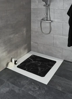 New KLEINE WOLKE Sicherheits-Einlagen mit Marmor-Dessin SCHWARZ-WEISS