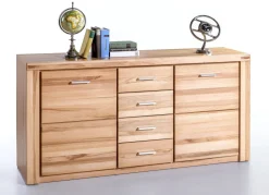 Outlet BADER Sideboard mit Massivholzfronten KERNBUCHE