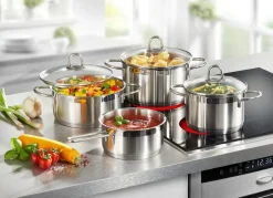 Best SILIT Kochtopf-Set, 7-teilig EDELSTAHL