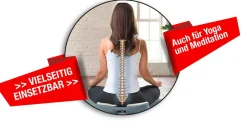 Discount BADER Sitzkissen für bequemes Sitzen GRAU