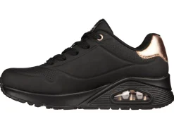 Clearance Skechers , bequeme Damen-Sneaker, mit sichtbarem Luftpolster SCHWARZ-GOLD